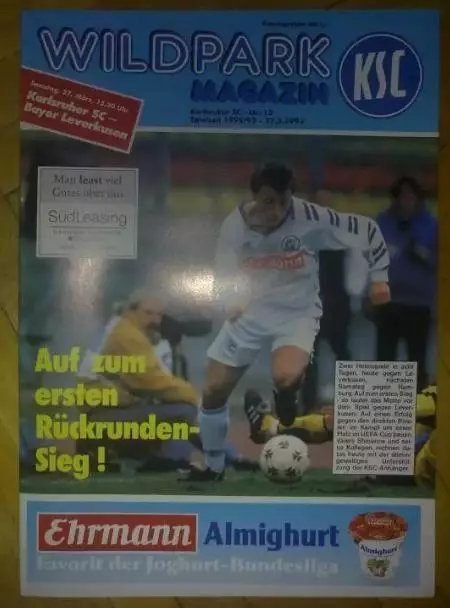 Программа (клубный журнал) из Германии - Карлсруэ №43