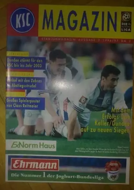 Программа (клубный журнал) из Германии - Карлсруэ №46
