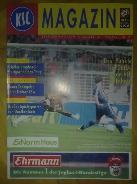 Программа (клубный журнал) из Германии - Карлсруэ №47