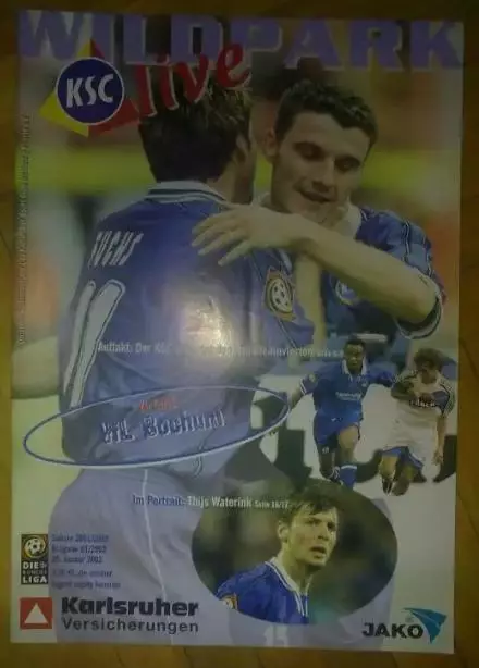 Программа (клубный журнал) из Германии - Карлсруэ №52