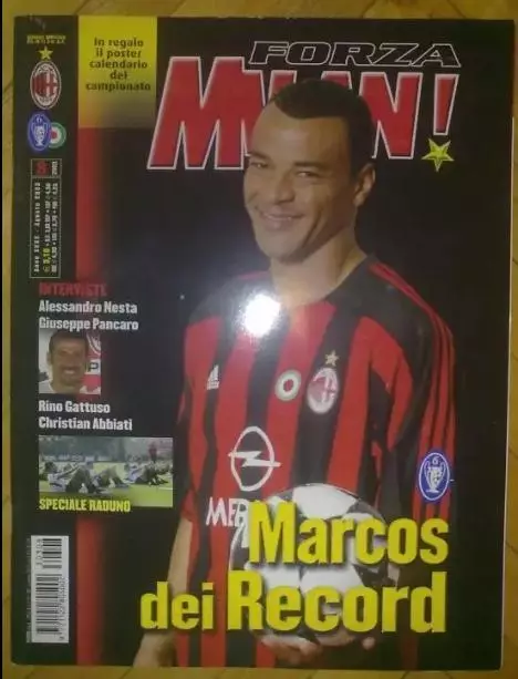 клубный журнал Forza Milan 2003 (Милан Италия) №8 (Суперкубок Милан - Порто)