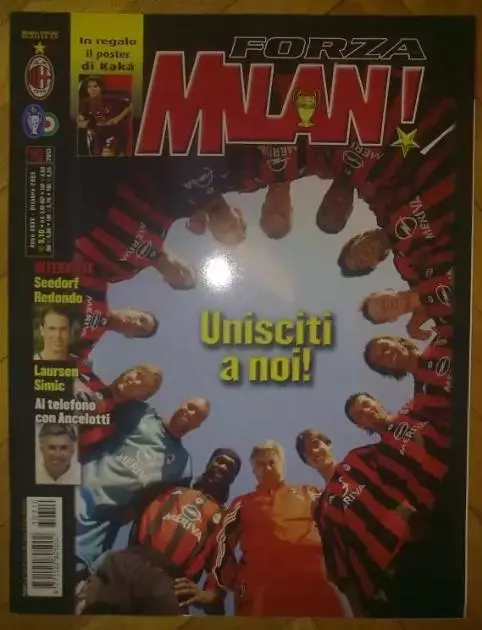 клубный журнал Forza Milan 2003 (Милан Италия) №10