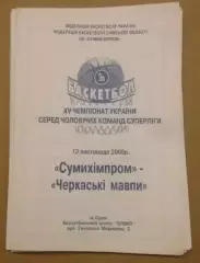 Баскетбол. Сумыхимпром Сумы - Черкассы 2005-2006