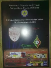 Мини-футбол. Лукас Кременчуг - Приват Кривой Рог 2014-2015