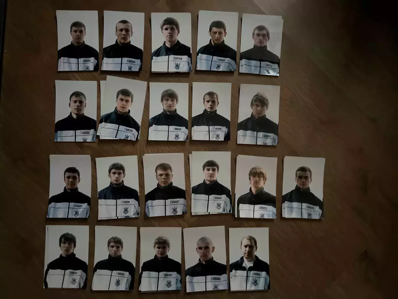 Футбол. фото 21 шт, набор #8, Украина (сборная молодежная/юношеская)