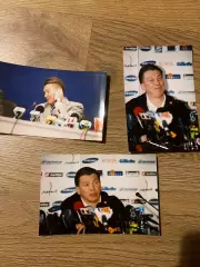 Фото 3 шт Олег Блохин 2000е Украина сборная