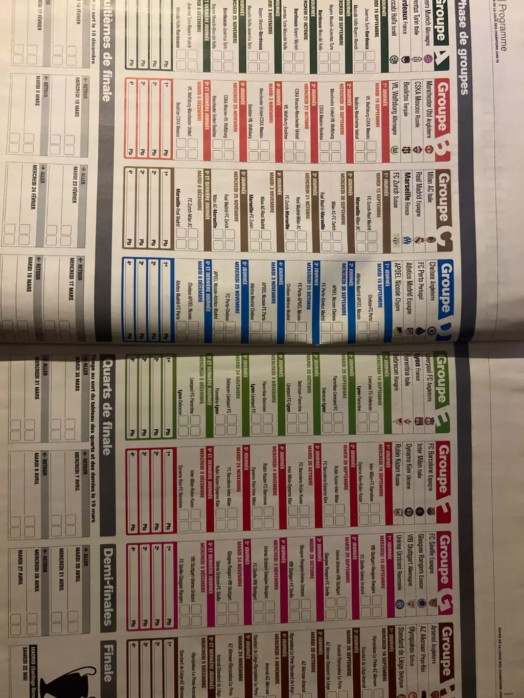 Газета \ журнал DH Football Спецвыпуск Лига Чемпионов 2009-2010 1