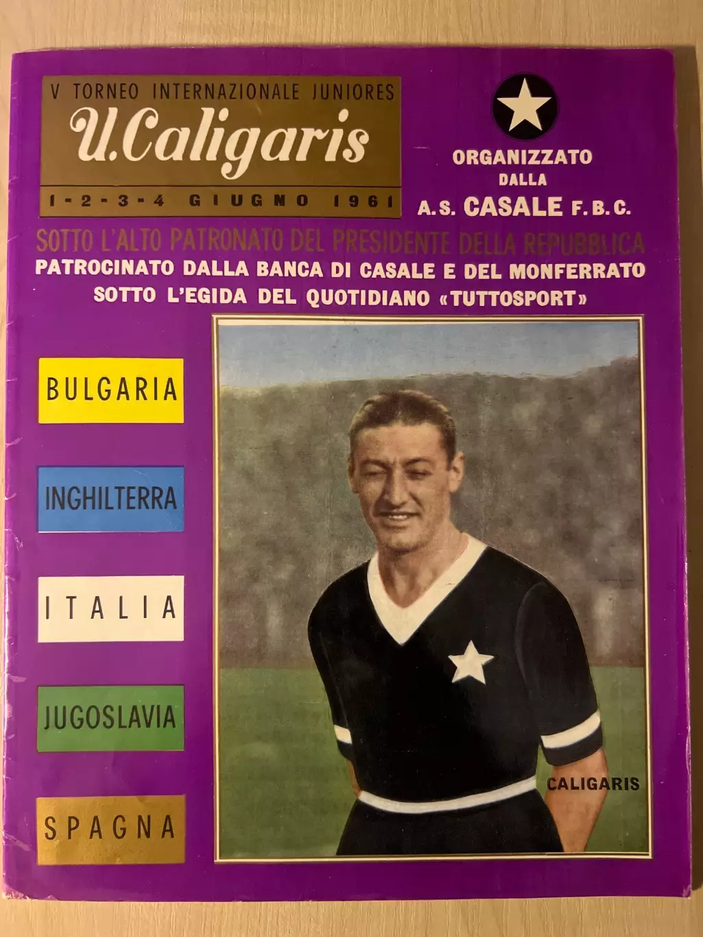Турнир в Италии 1961 (ЦСКА София, Арсенал, ОФК Белград, Реал, Милан, Ювентус)