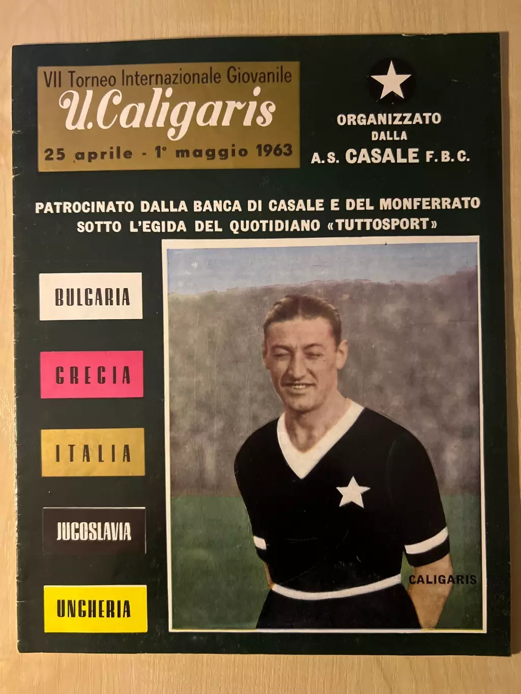 Турнир в Италии 1963 (София, Хайдук, Ференцварош, Милан, Ювентус)