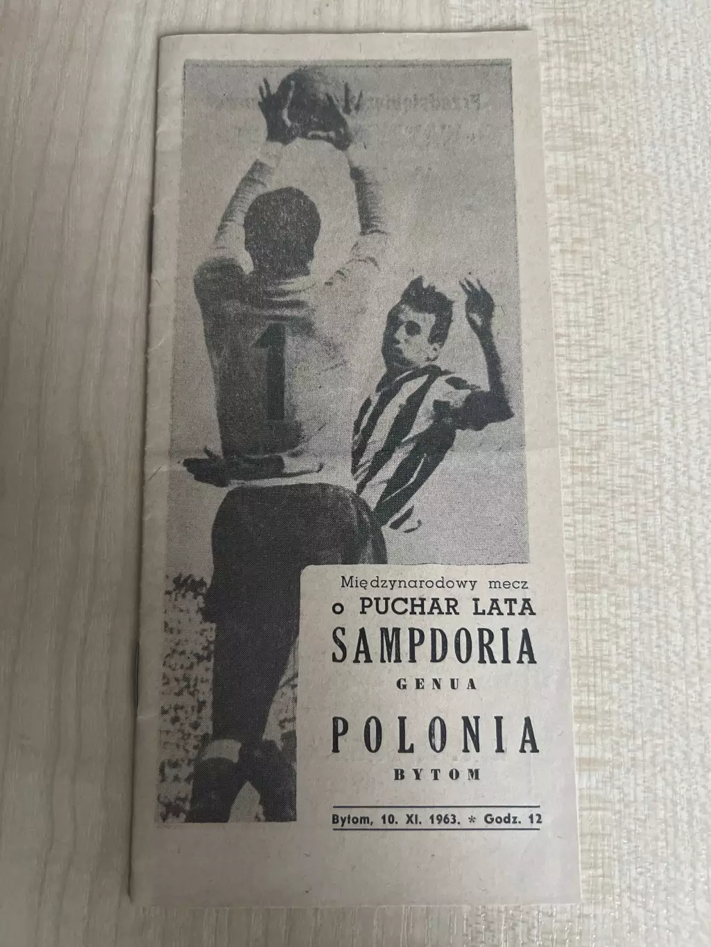 Полония Бытом Польша - Сампдория Италия 1963-1964