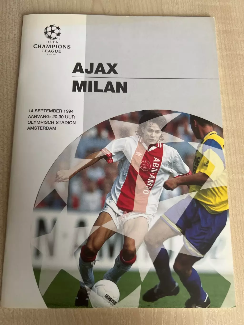 Аякс Нидерланды - Милан Италия 1994-1995 Лига Чемпионов