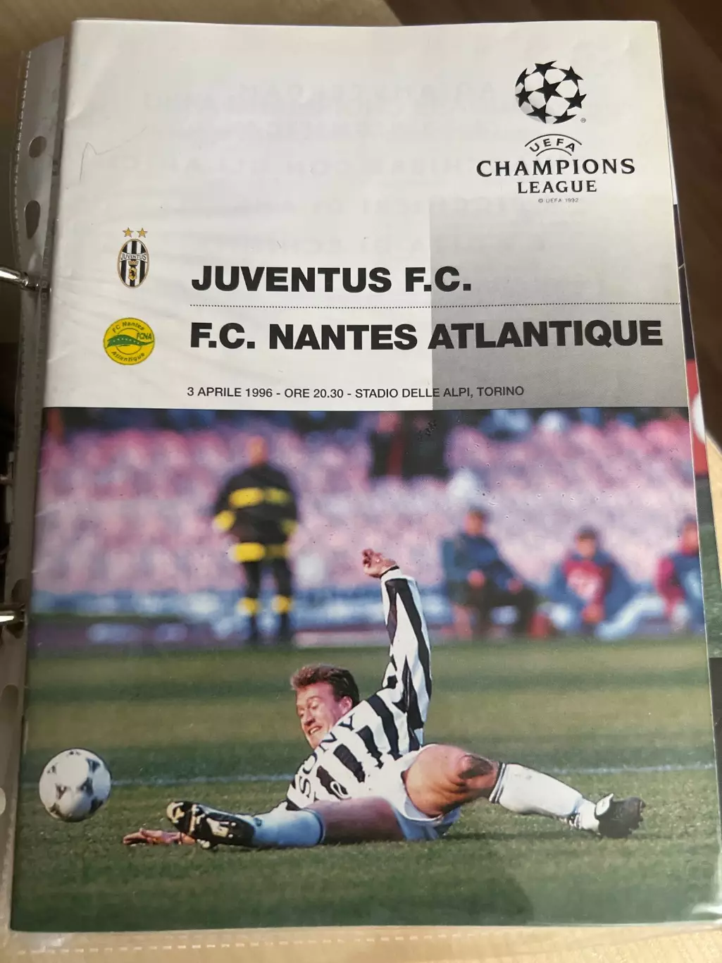 Ювентус Италия - Нант Франция 1995-1996 Лига Чемпионов