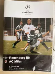 Русенборг Норвегия - Милан Италия 1996-1997 Лига Чемпионов