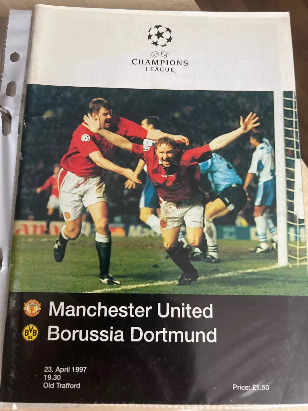 Манчестер Англия - Боруссия Дортмунд Германия 1996-1997 Лига Чемпионов