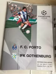 Порто Португалия - Гетеборг Швеция 1992-1993 Лига Чемпионов