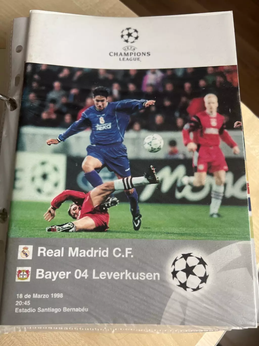 Реал Испания - Байер Германия 1997-1998 Лига Чемпионов