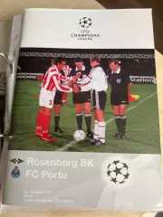 Русенборг Норвегия - Порто Португалия 1997-1998 Лига Чемпионов