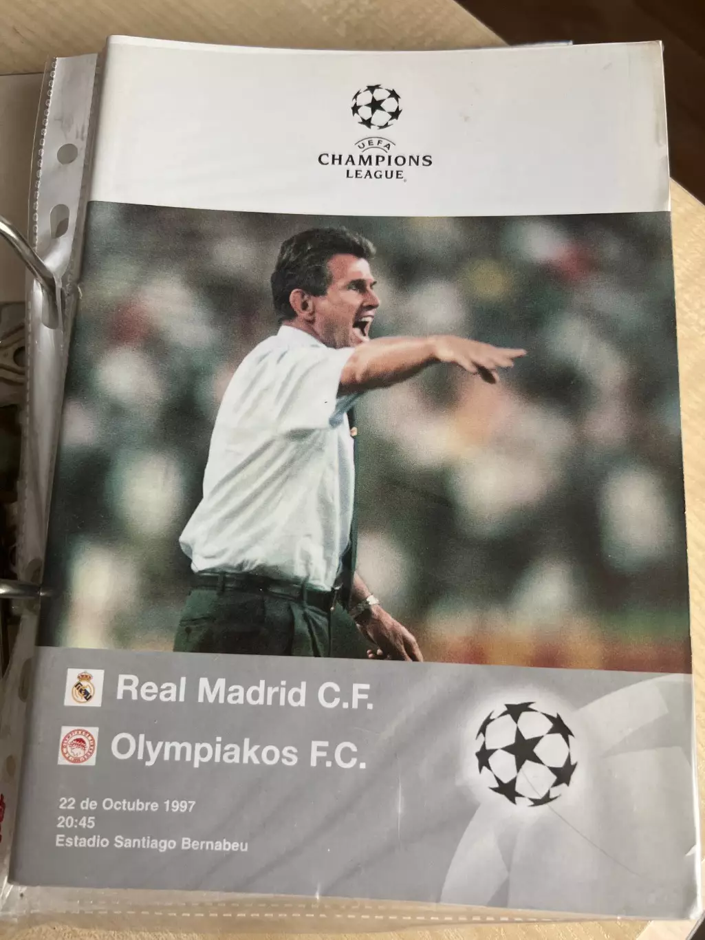 Реал Испания - Олимпиакос Греция 1997-1998 Лига Чемпионов