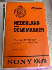 Нидерланды - Дания 1984
