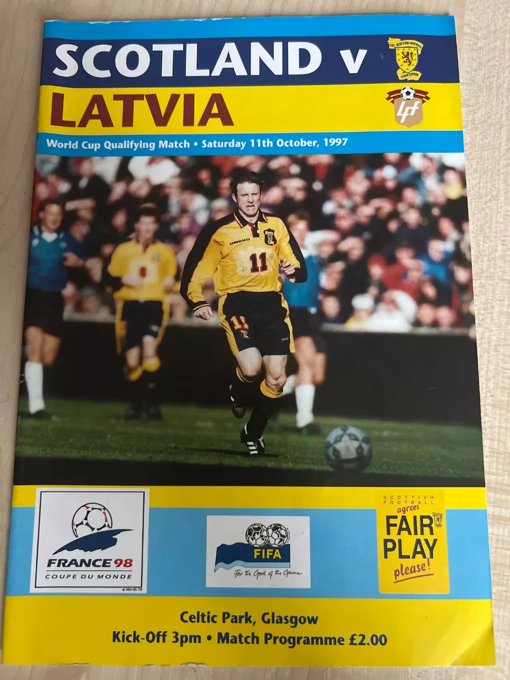 Шотландия - Латвия 1997