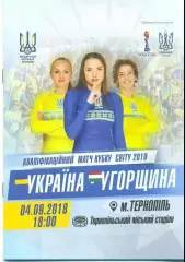 Украина - Венгрия 2018 Тернополь (женские)
