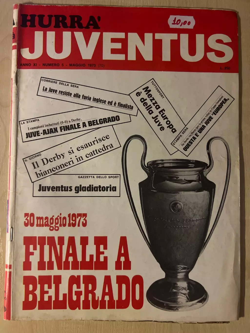 Ювентус Италия - Аякс Нидерланды 1973 финал кубок чемпионов