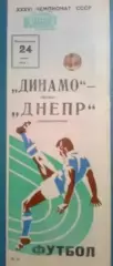 Динамо Москва - Днепр Днепропетровск 1974