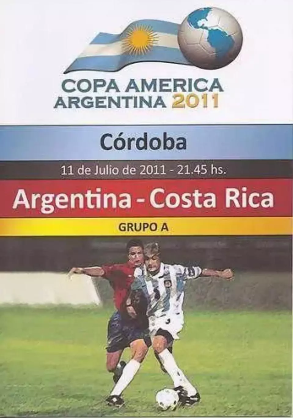 Программа Copa America 2011 Аргентина - Коста-Рика