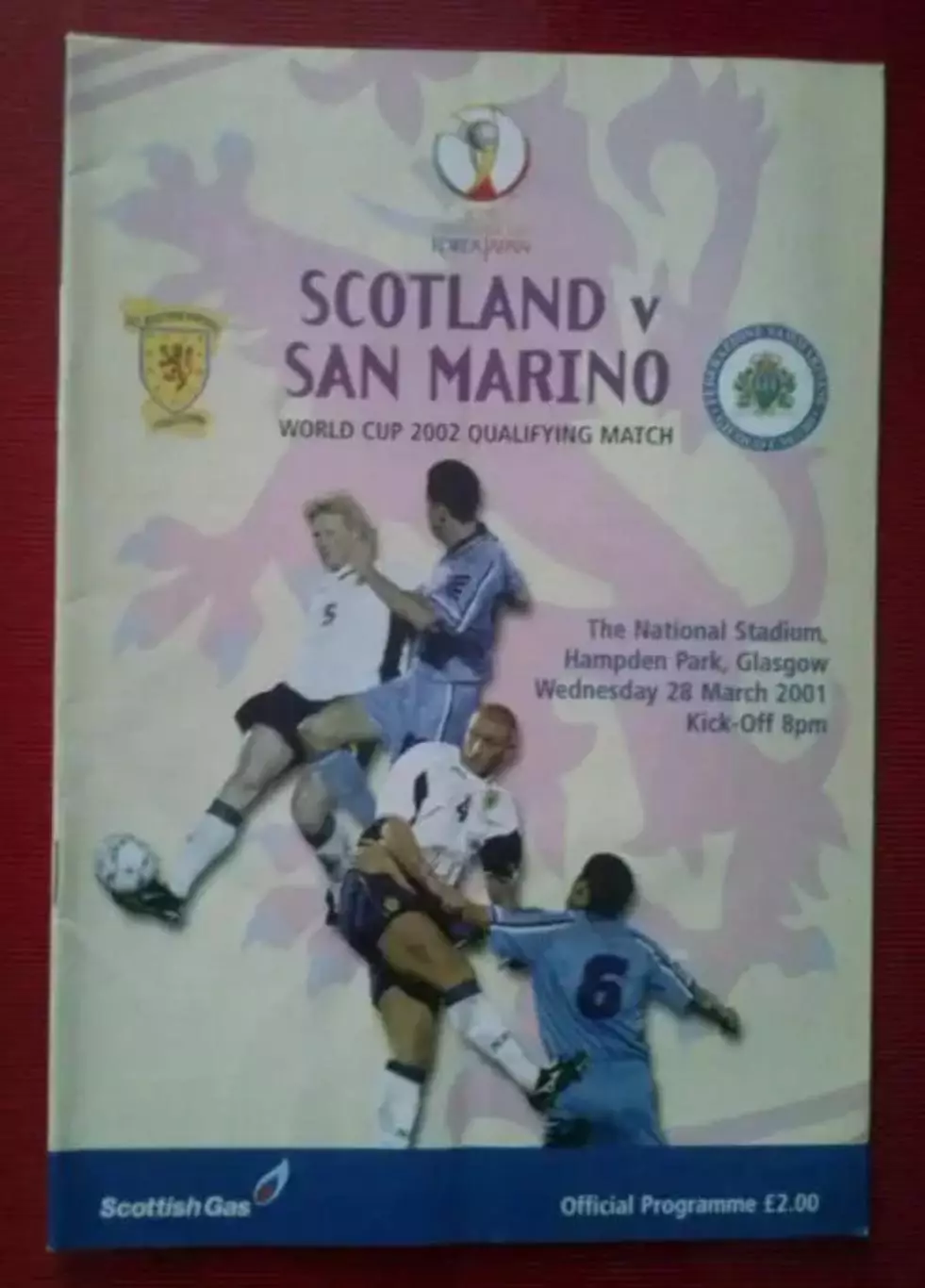 Шотландия - Сан-Марино 2001