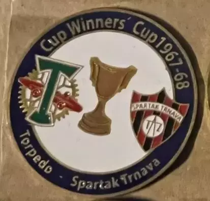 футбол. Знак Торпедо Москва - Спартак Трнава 1967 #3