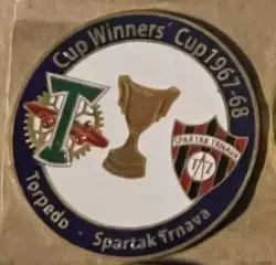 футбол. Знак Торпедо Москва - Спартак Трнава 1967 #3