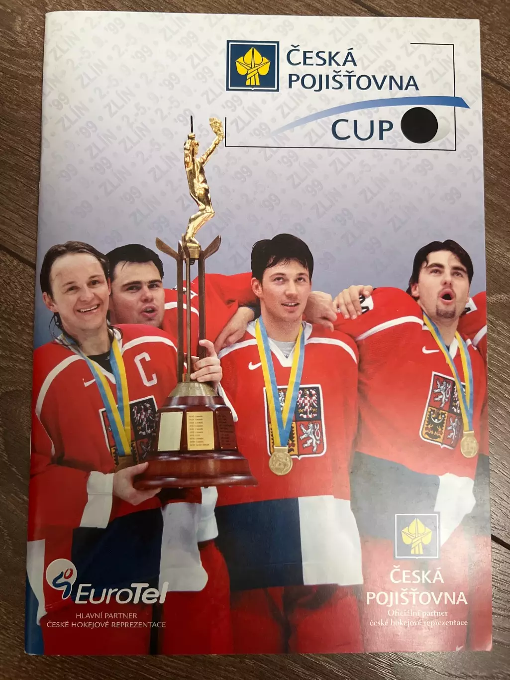 Хоккей. Программа Турнир в Чехии 1999 (Россия сборная)