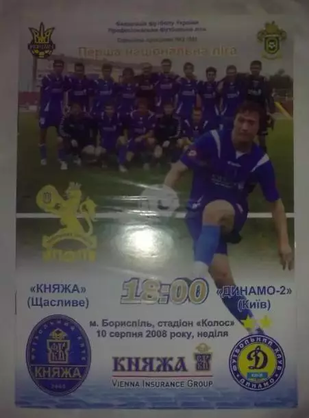 Княжа Счастливое - Динамо-2 Киев 2008-2009
