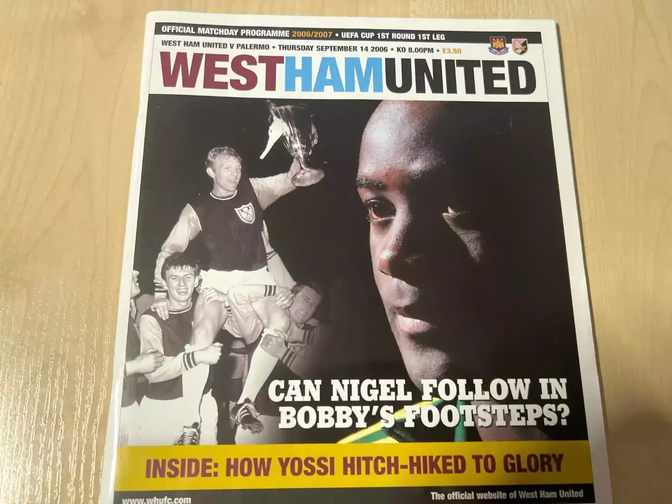 Вест Хэм Англия - Палермо Италия 2006-2007
