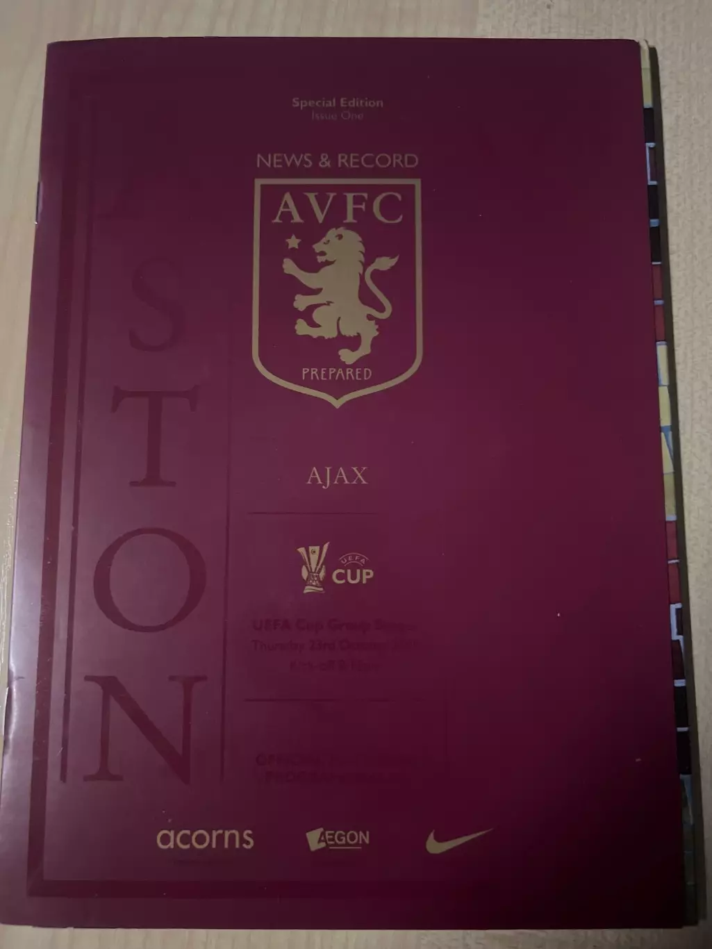 Астон Вилла Англия - Аякс Нидерланды 2008-2009