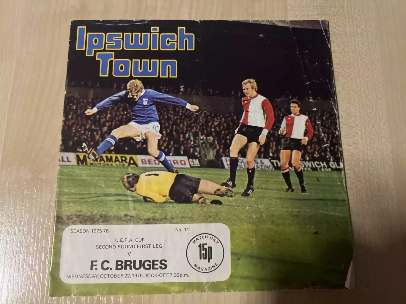 Ипсвич Англия - Брюгге Бельгия 1975-1976