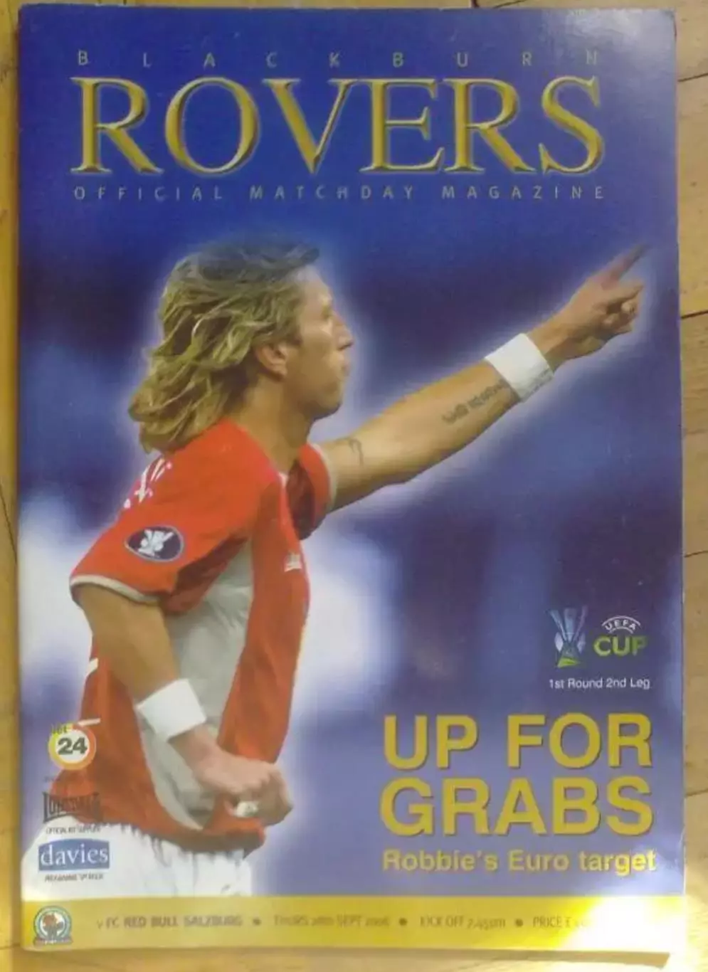 Блэкберн Англия - Зальцбург Австрия 2006-2007