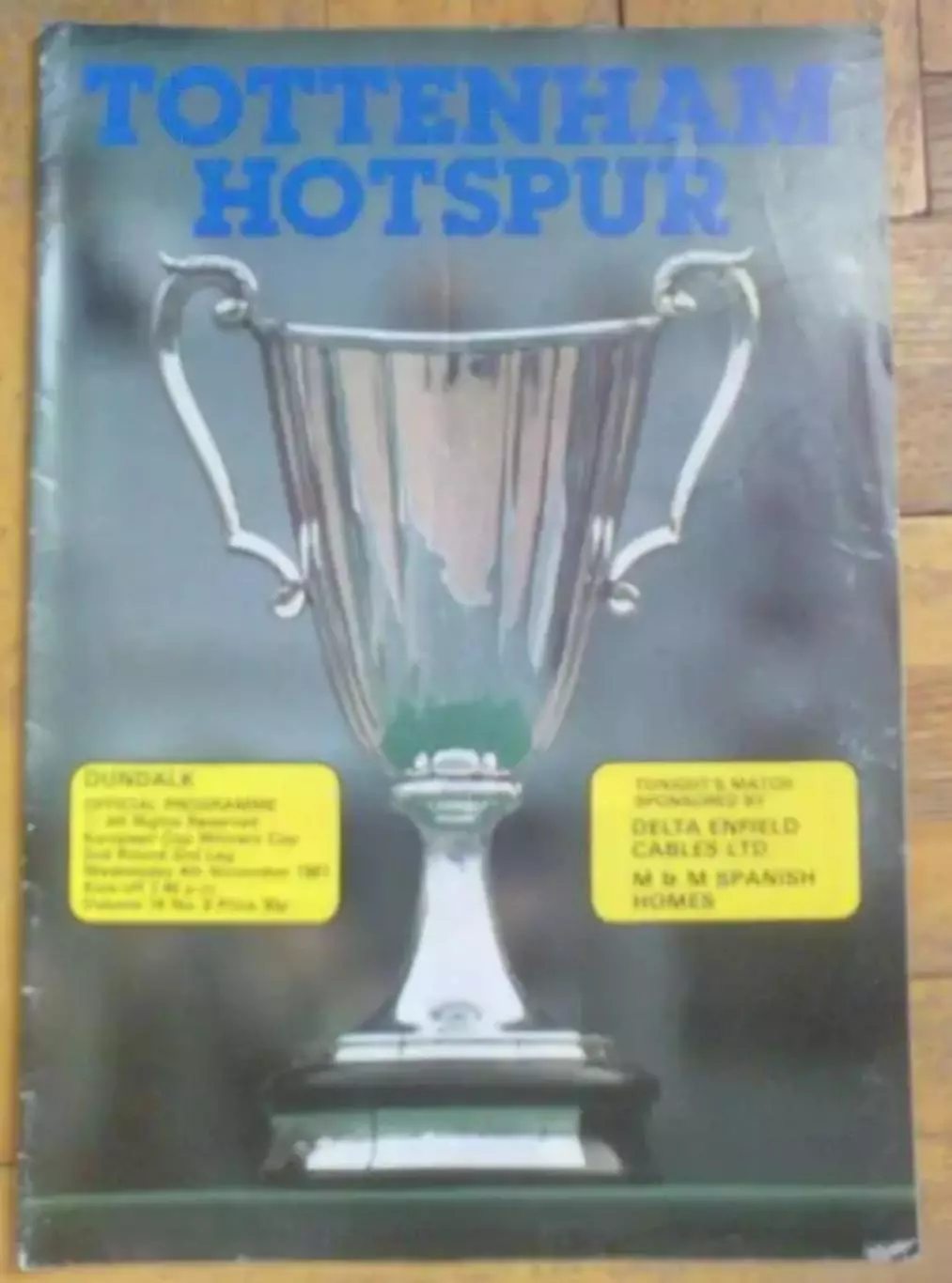 Тоттенхэм Англия - Дандолк Ирландия 1981-1982