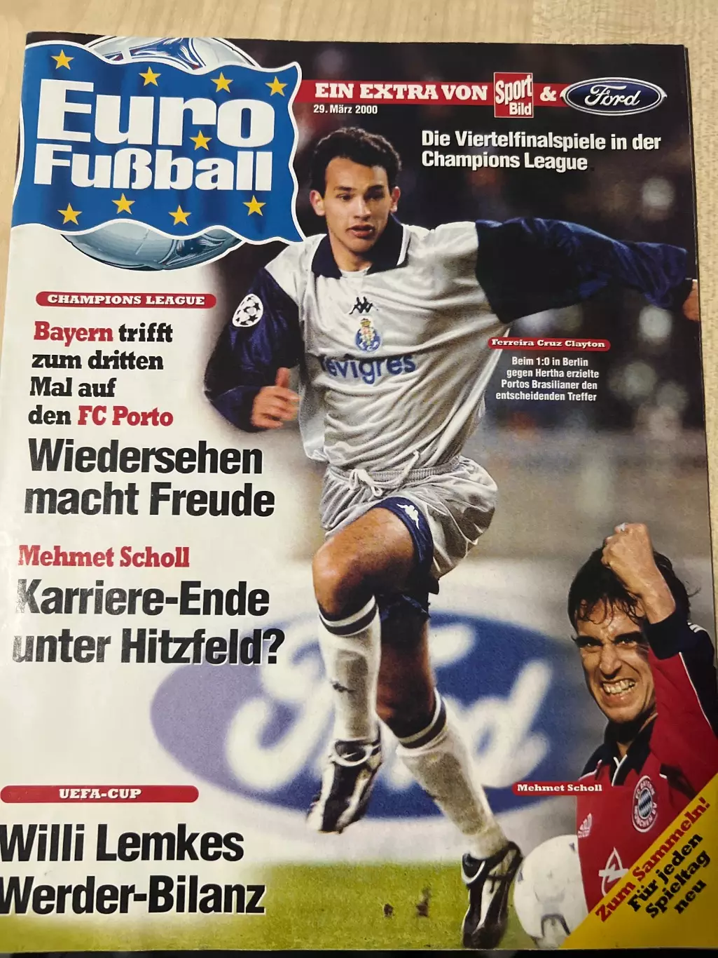 Порто Португалия - Бавария Германия 1999-2000 (журнал)