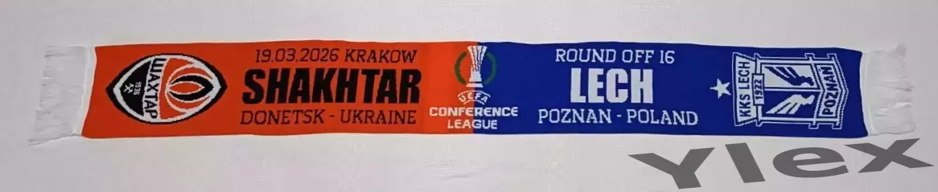 шарф Шахтар Донецк - Лех Познань 2026 03 19 1