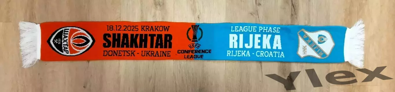 шарф Шахтар Донецк - Риека 2025 12 18 1