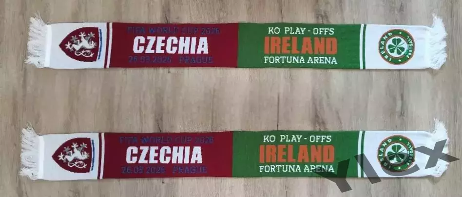 шарф Чехия - Ирландия 2026 03 26 2