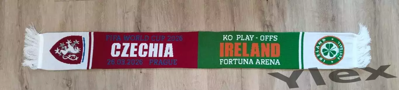 шарф Чехия - Ирландия 2026 03 26 1