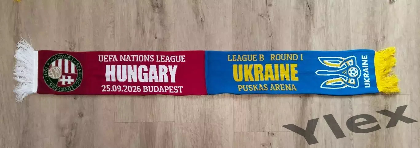 шарф Венгрия — Украина 2026 09 25