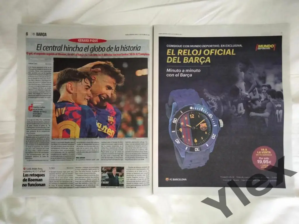 Барселона Испания - Динамо Киев 2021 10 21 отчет газеты Mundo Deportivo 4