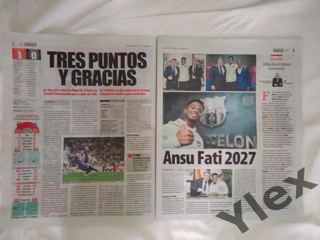 Барселона Испания - Динамо Киев 2021 10 21 отчет газеты Mundo Deportivo 6