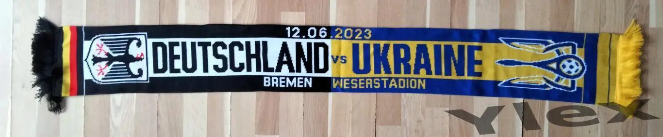 шарф Германия - Украина 2023 06 12 ТМ