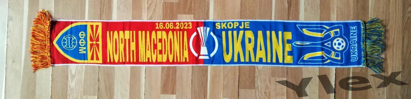 Шарф Македония - Украина 2023 06 16