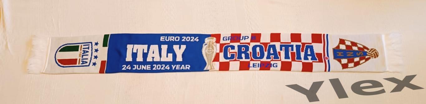 шарф Италия - Хорватия 2024 06 24