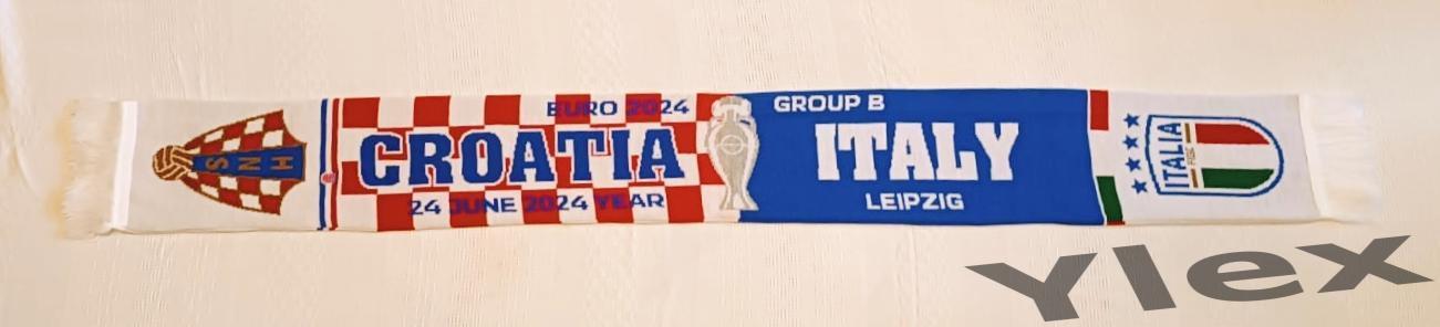 шарф Италия - Хорватия 2024 06 24 1